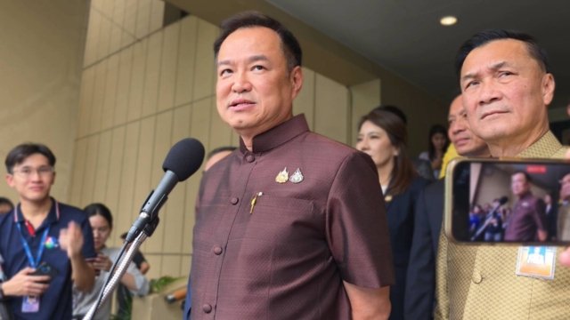 Anutin insists interior portfolio remains with his Bhumjaithai party