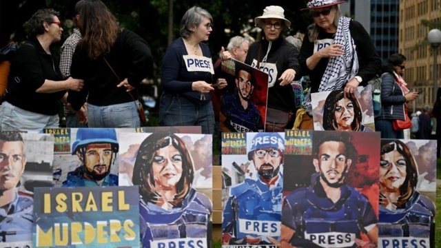 Five journalists among 20 killed in Israeli strikes on Gaza hospital Five journalists among 20 killed in Israeli strikes on Gaza hospital