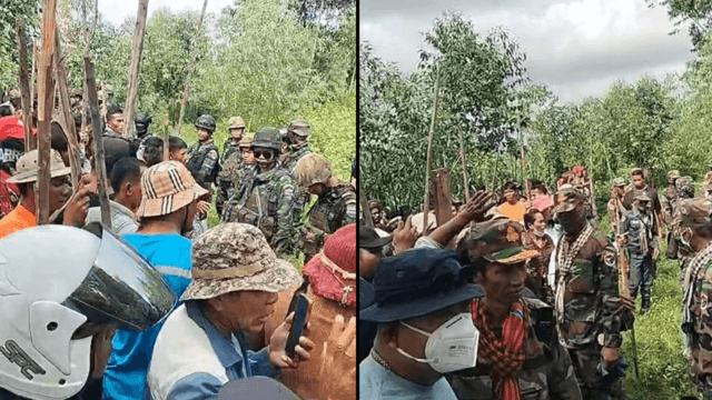 Tensions flare in Ban Nong Chan as Cambodian settlers destroy Thai notice boards
