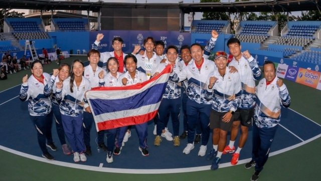 Bruised but unbroken: Thai tennis ends SEA Games with golden redemption Bruised but unbroken: Thai tennis ends SEA Games with golden redemption