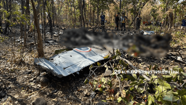 Thai Air Force AT-6 aircraft crashes in Chiang Mai