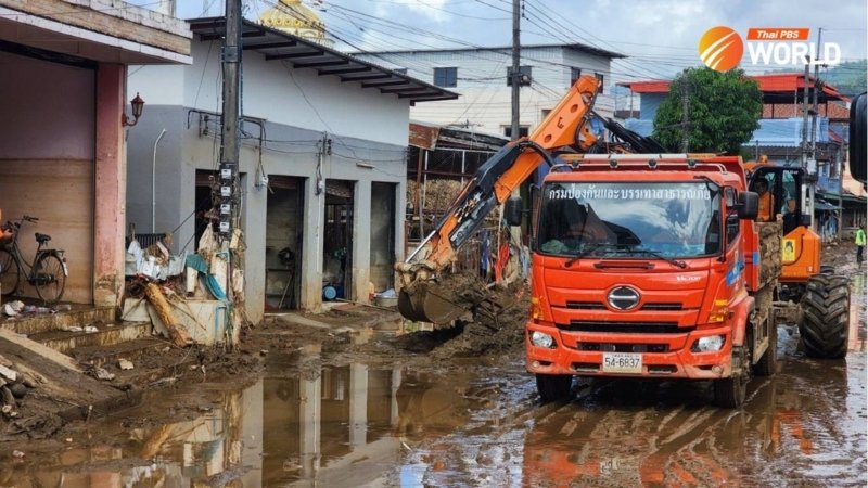 PM Paetongtarn Shinawatra visited flood-affected communities in Chiang Rai