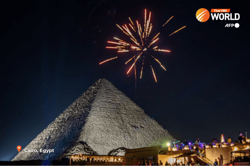 Happy New Year 2025 from around the world