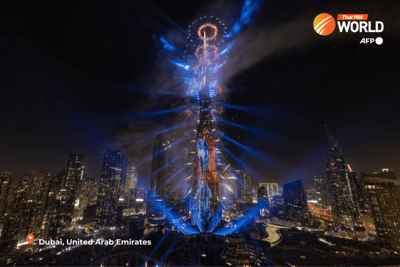 Happy New Year 2025 from around the world