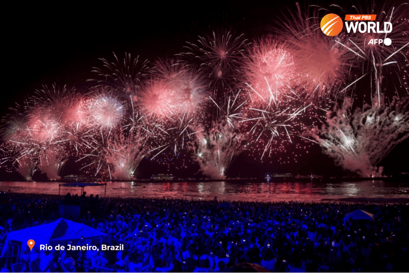 Happy New Year 2025 from around the world