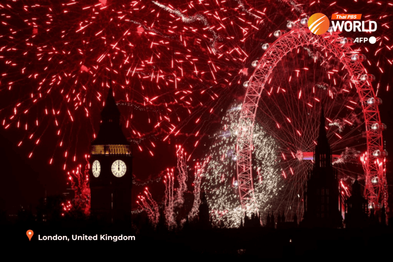 Happy New Year 2025 from around the world