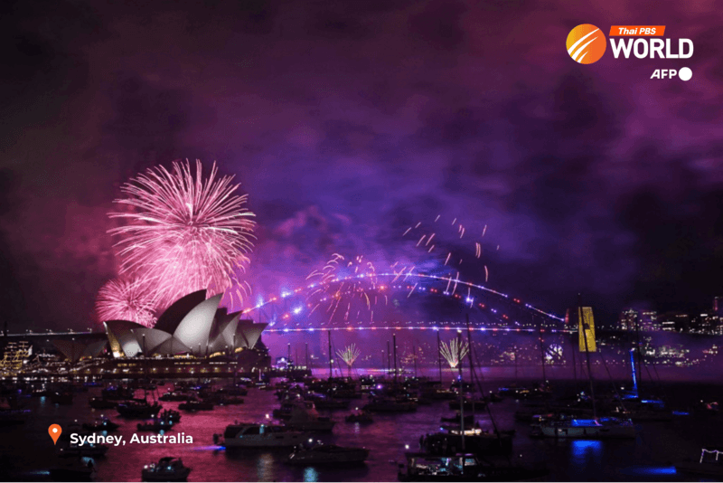 Happy New Year 2025 from around the world