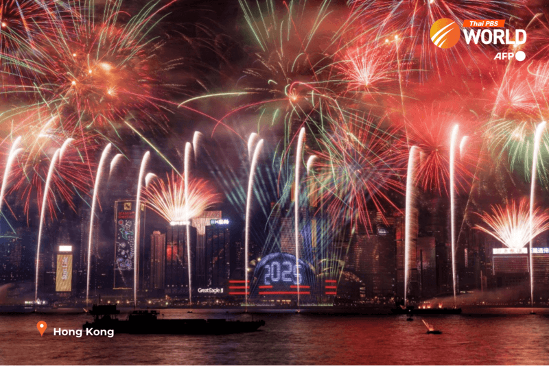 Happy New Year 2025 from around the world