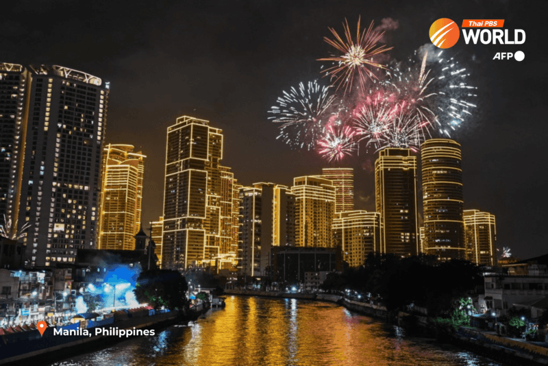 Happy New Year 2025 from around the world