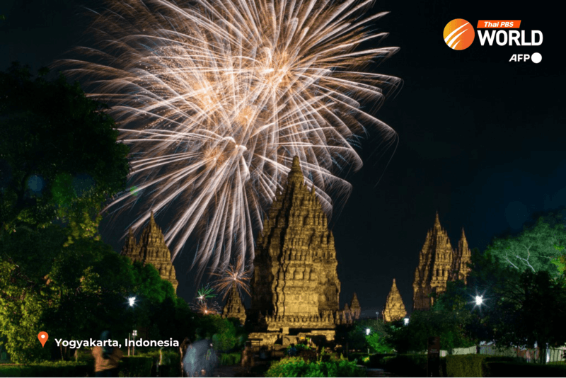 Happy New Year 2025 from around the world