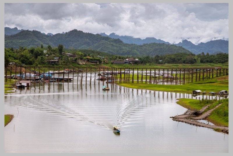 Sangkhla Buri during rainy season
