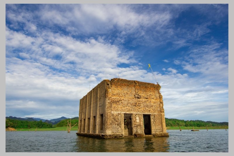 Sangkhla Buri during rainy season