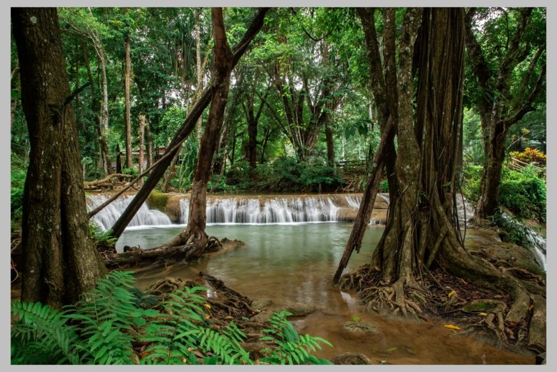 Sangkhla Buri during rainy season