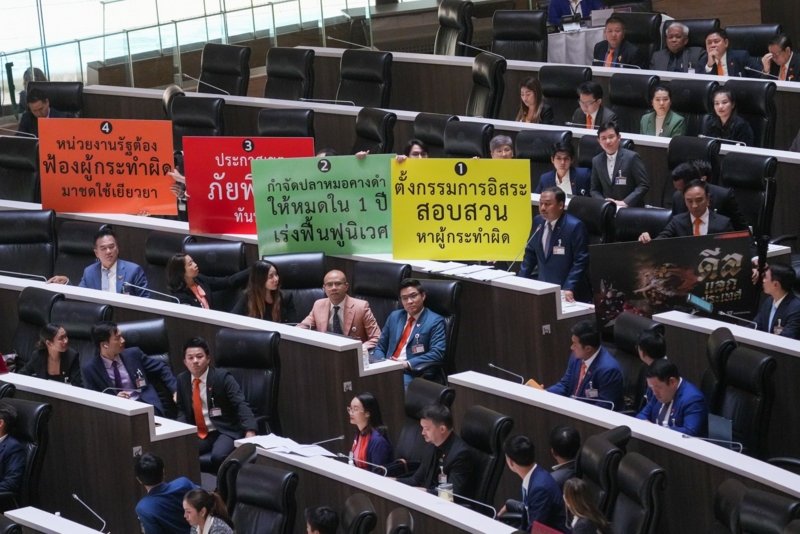 No-confidence debate against PM Paetongtarn - in pictures