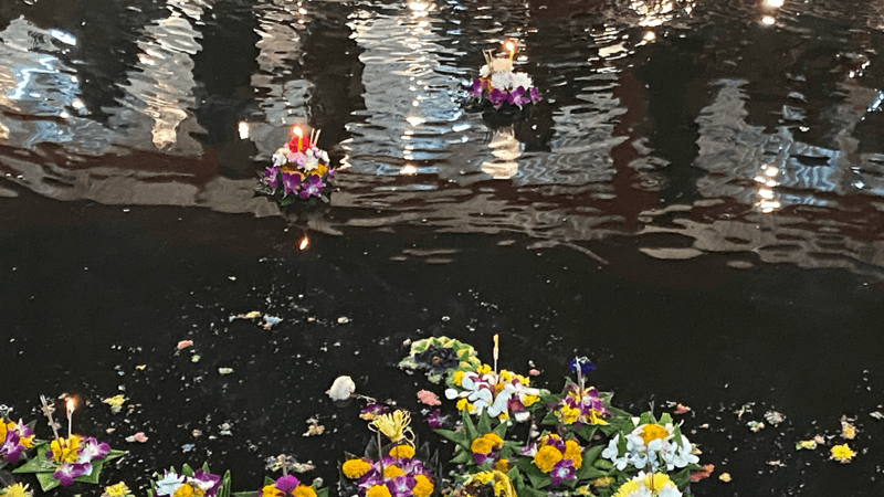 Local Loy Krathong festivities in pictures