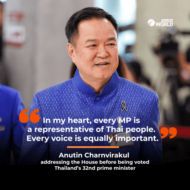 MPs voiced their concerns over the election process and raised questions around leadership qualifications during the latest prime minister vote, in which Anutin Charnvirakul was elected as Thailand’s prime minister.
