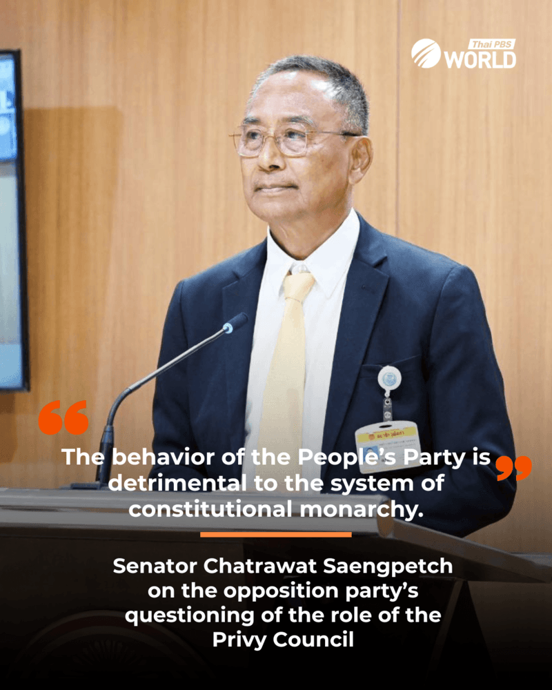 Senator slams People’s party over comments on King’s advisory body