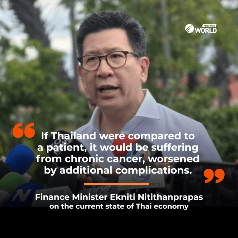 Finance Minister Ekniti Nitithanprapas on the current state of Thai economy.