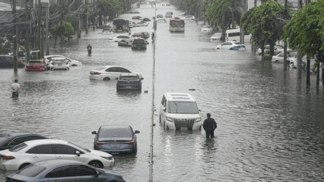 City lashed by almost 300mm of rain in last 48 hours