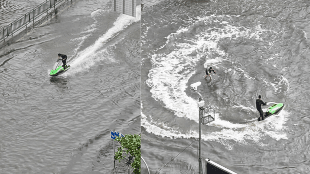 Court gives jet ski rider suspended jail term, fine for flood stunt