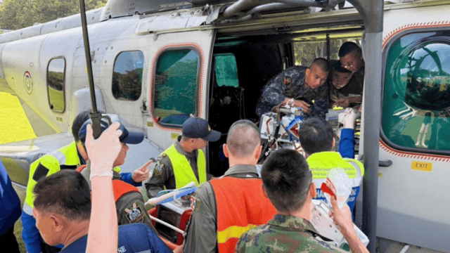 Airforce helicopter races to airlift critical 12-year-old patient to Bangkok