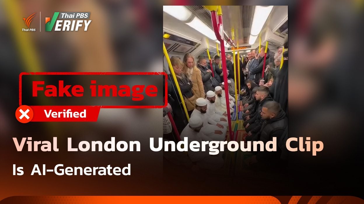 Viral Clip “Praying Across the London Underground” Created with AI Viral Clip “Praying Across the London Underground” Created with AI