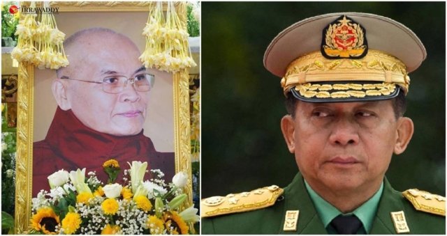 Myanmar junta chief apologises after security forces shoot dead prominent Buddhist abbot Myanmar junta chief apologises after security forces shoot dead prominent Buddhist abbot