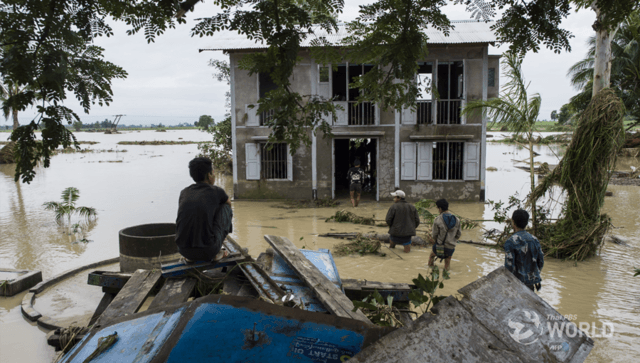 Over 50,000 people forced to flee homes after collapse of dam spillway in Myanmar Over 50,000 people forced to flee homes after collapse of dam spillway in Myanmar