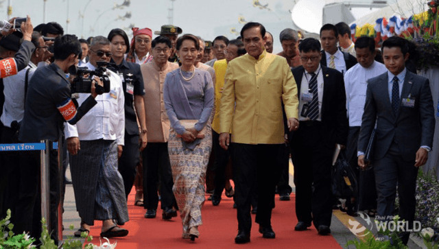 Gen Prayut and Suu Kyi open 2nd Thai-Myanmar Friendship Bridge Gen Prayut and Suu Kyi open 2nd Thai-Myanmar Friendship Bridge