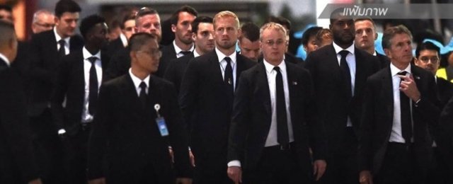 Leicester City team in town to pay last respects to their boss Leicester City team in town to pay last respects to their boss