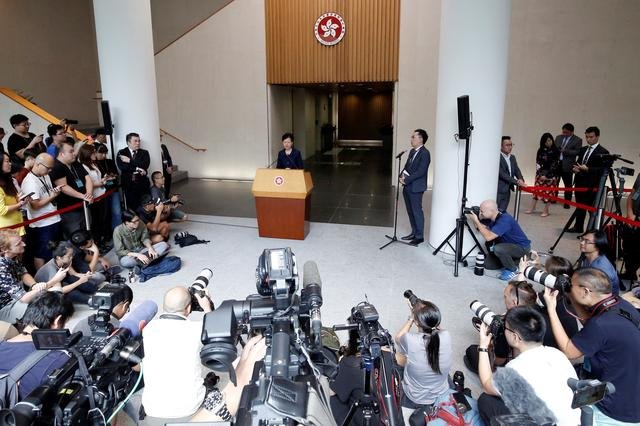 Hong Kong leader says she hopes peaceful protest was a turning point Hong Kong leader says she hopes peaceful protest was a turning point