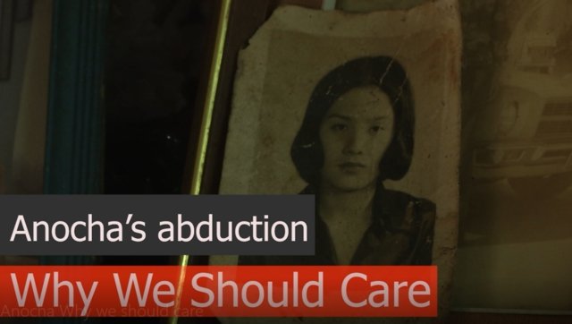 Anocha’s Abduction - Why We Should Care Anocha’s Abduction - Why We Should Care