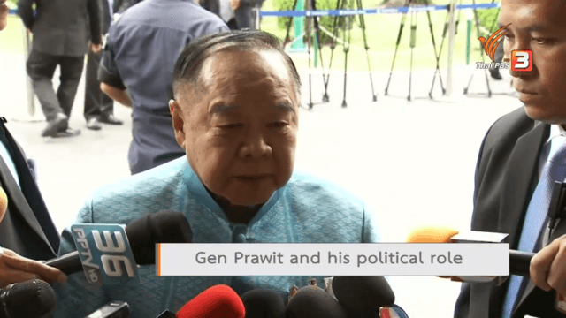 Gen Prawit and his political role Gen Prawit and his political role