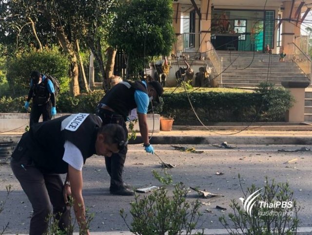 Eight people, including two children, injured in Songkhla explosion Eight people, including two children, injured in Songkhla explosion