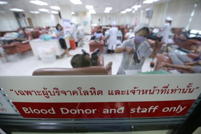 Siriraj Hospital appeals for blood donations Siriraj Hospital appeals for blood donations