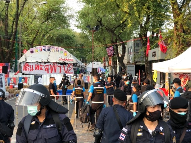 Thai police evict protesters from Baan Thaloo Fah village in surprise dawn raid Thai police evict protesters from Baan Thaloo Fah village in surprise dawn raid