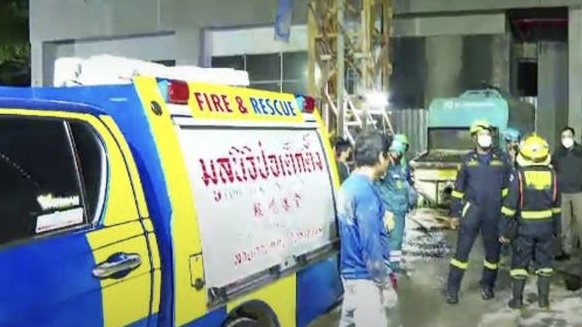 Worker killed, five injured as a floor of Bangkok condominium collapses Worker killed, five injured as a floor of Bangkok condominium collapses