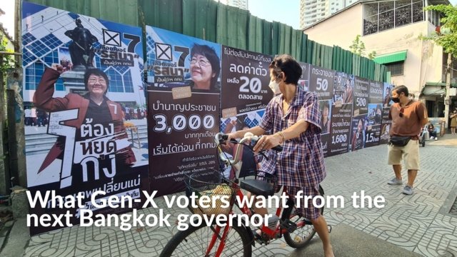 What Gen-X voters want from the next Bangkok governor What Gen-X voters want from the next Bangkok governor