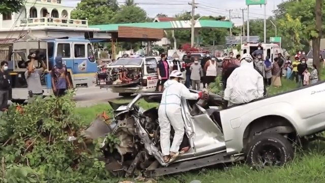 Two COVID-infected people on their way home for treatment killed in road accident Two COVID-infected people on their way home for treatment killed in road accident