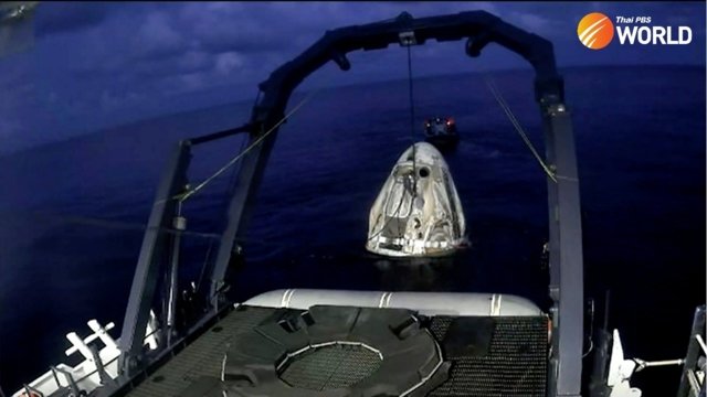 SpaceX all-civilian orbital crew completes historic mission SpaceX all-civilian orbital crew completes historic mission