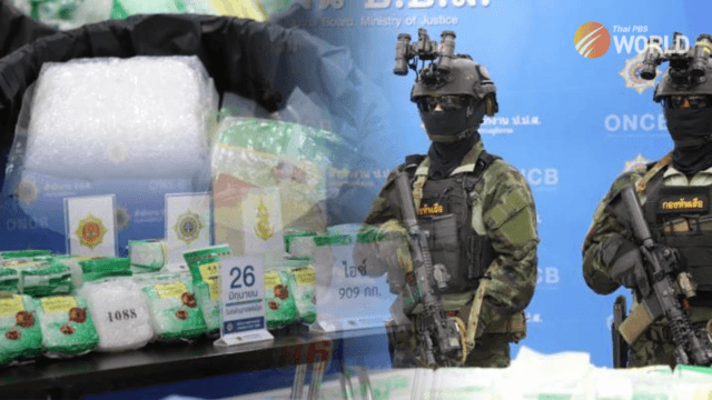 Thai Navy SEALs and anti-narcotics officers seize 909kg of crystal meth in the Gulf Thai Navy SEALs and anti-narcotics officers seize 909kg of crystal meth in the Gulf