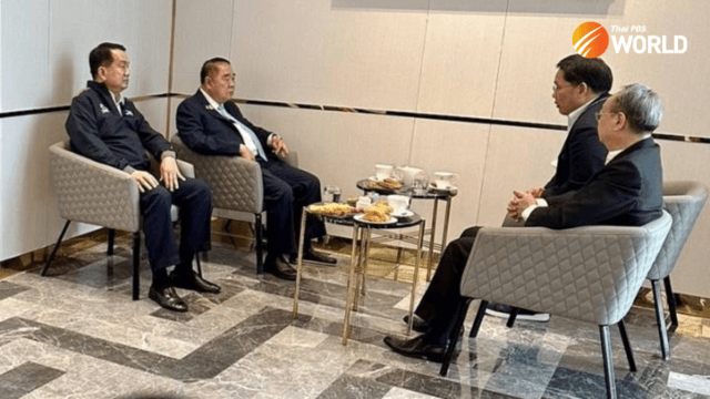 Palang Pracharath and Sarng Anakot Thai parties in merger talks Palang Pracharath and Sarng Anakot Thai parties in merger talks