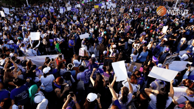 Women march as rights under threat across the globe Women march as rights under threat across the globe
