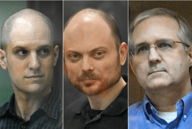 Russia frees US reporter in major prisoner swap with West Russia frees US reporter in major prisoner swap with West