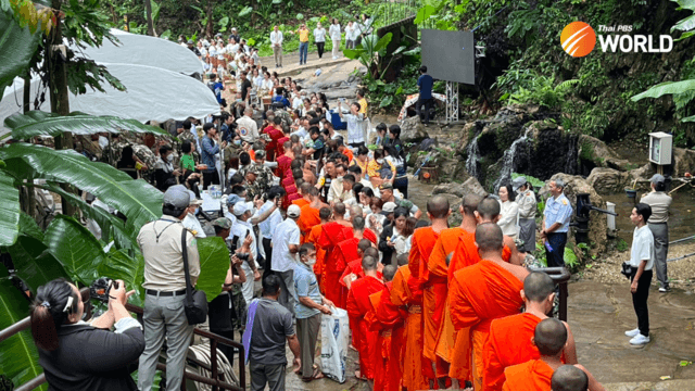 Ceremony held to remember those who died during Tham Luang rescue Ceremony held to remember those who died during Tham Luang rescue