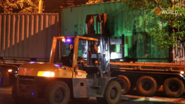Barriers, cargo containers, water cannon around parliament ahead of rally Barriers, cargo containers, water cannon around parliament ahead of rally