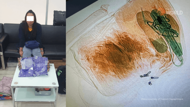Woman arrested with 2.3kg of cocaine in her backpack at Bangkok airport Woman arrested with 2.3kg of cocaine in her backpack at Bangkok airport