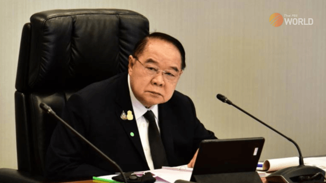Prawit quits as leader of Palang Pracharath, is renominated, reassumes the post Prawit quits as leader of Palang Pracharath, is renominated, reassumes the post