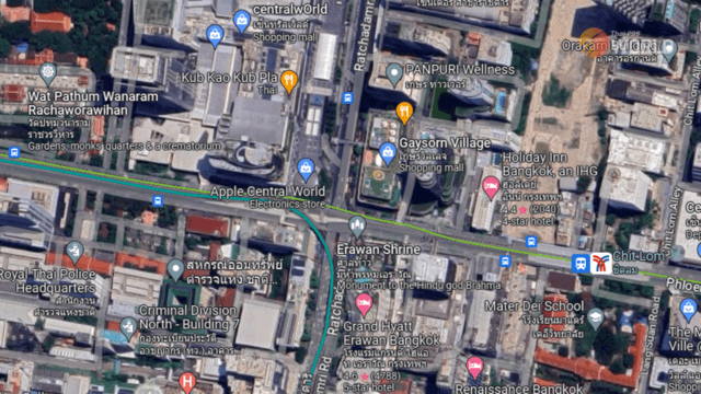 Protest at Ratchaprasong this evening, roads in area to be avoided Protest at Ratchaprasong this evening, roads in area to be avoided