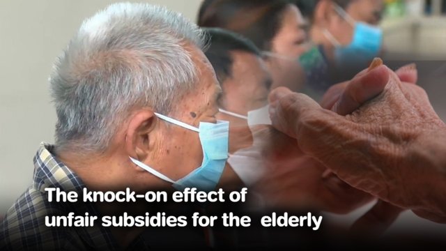 Knock-on effect of new rules for elderly subsidies Knock-on effect of new rules for elderly subsidies